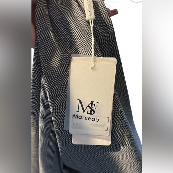 NWT Retro Houndstooth Sheath Dress w/Peter Pan Collar 👧🏻 Wednesday Addams - Picture 13 of 13